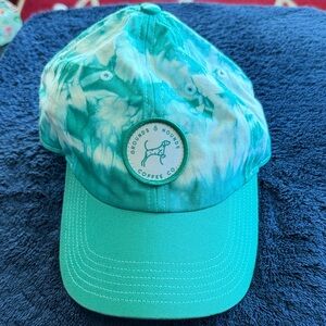 Grounds for Hounds Teal Tie-Dye Cap